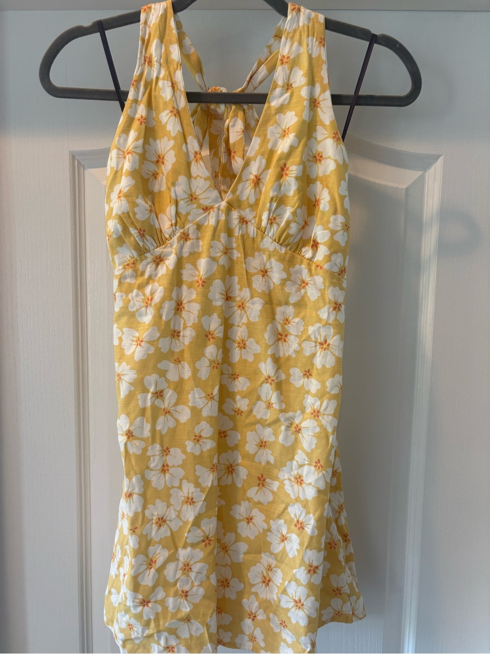 Billabong Yellow Floral Mini Dress
